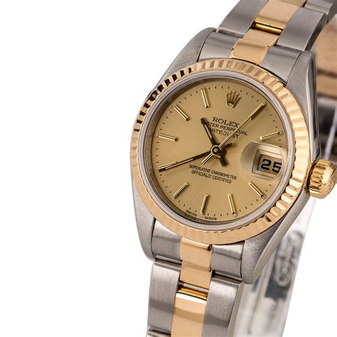 two tone lady rolex datejust|Rolex 28mm ladies Datejust watch.